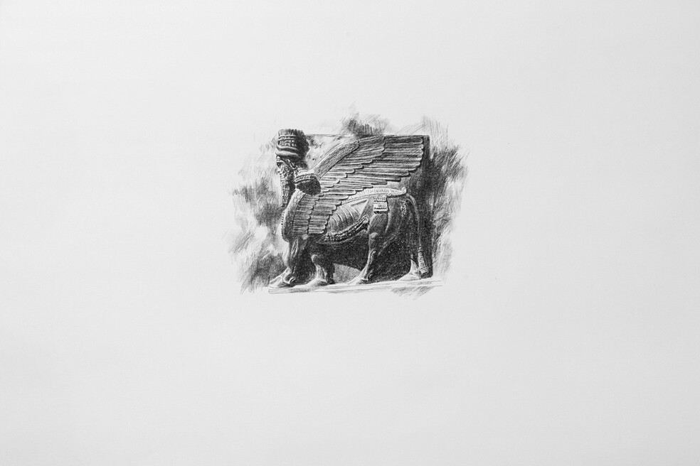Shedu. Khorsabad, Iraq. Destroyed by IGIL (IX BC–2015) from the series The memory of people lasts forever