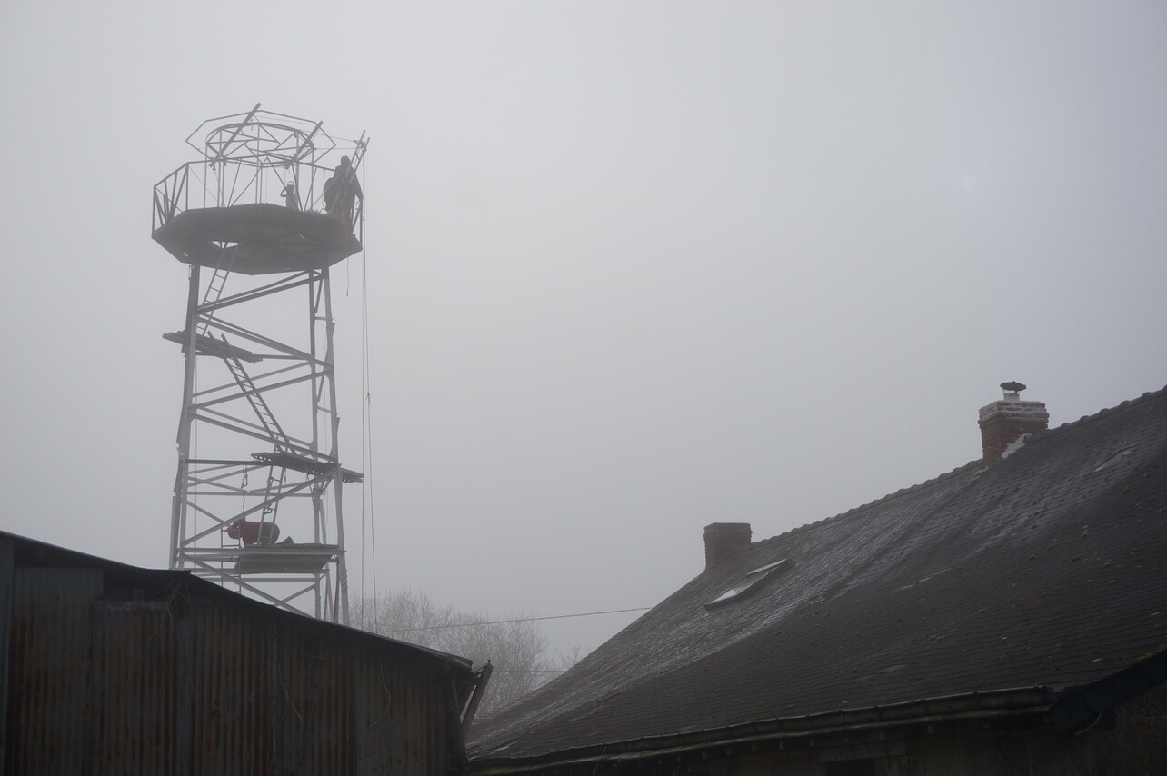 still from "Notre Flamme Des Landes: The Illegal Lighthouse Against an Airport and Its World"