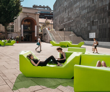 © Hertha Hurnaus Frühlingserwachen im MuseumsQuartier