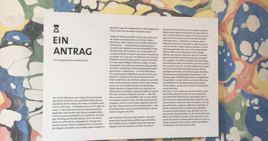 Marko Dinić: Der Antrag