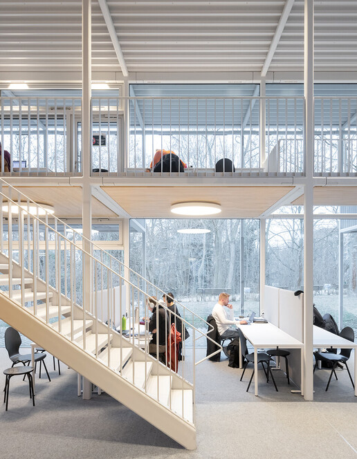 Studierendenhaus der TU Braunschweig, Deutschland (2023), Architektur: Gustav Düsing, Max Hacke © Foto: Iwan Baan