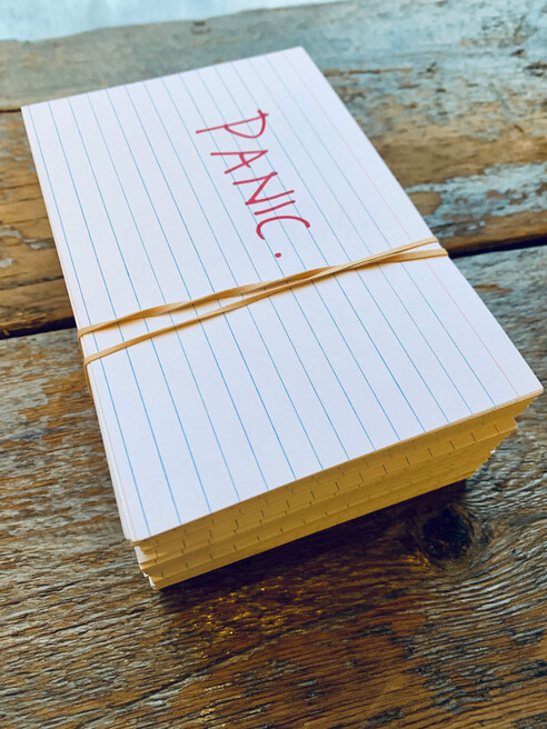 Panic. Panic. Panic….