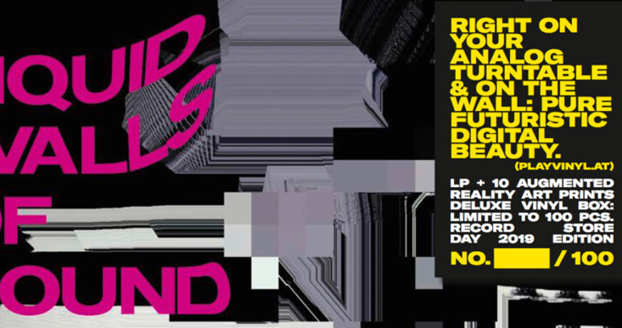 STATION ROSE: 10 augmentierten Artprints der LP Vinylbox „Liquid Walls of Sound“