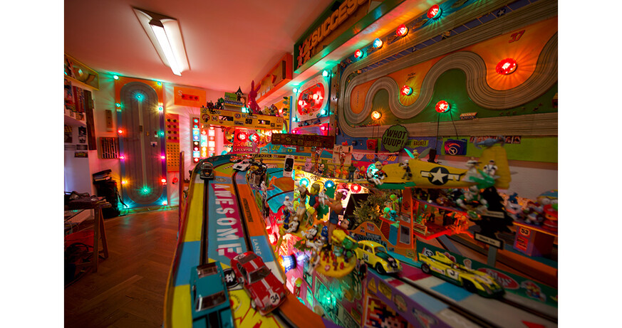 THE STASH beyond collectables: Exhibit 4 SOME CANDY / Race the Track