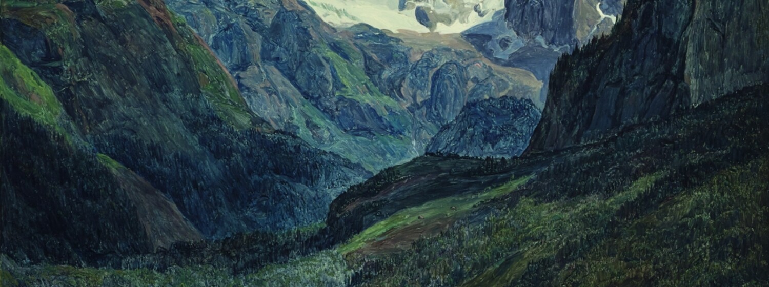 Ferdinand Georg Waldmüller, Dachstein mit Gosausee, 1834 © Leopold Museum Vienna Elisabeth Leopold führt durch »Zauber der Landschaft«