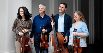 Maria Kubizek, Violine Markus Hoffmann, Violine Marta Potulska, Viola Rudolf Leopold, Violoncello © Leopold Museum Maria Kubizek, Violine Markus Hoffmann, Violine Marta Potulska, Viola Rudolf Leopold, Violoncello © Leopold Museum