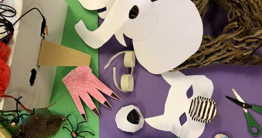 Verrückte Masken. Wilde Wesen, Foto: Kunsthalle Wien Workshop: Mad masks. Wild creatures