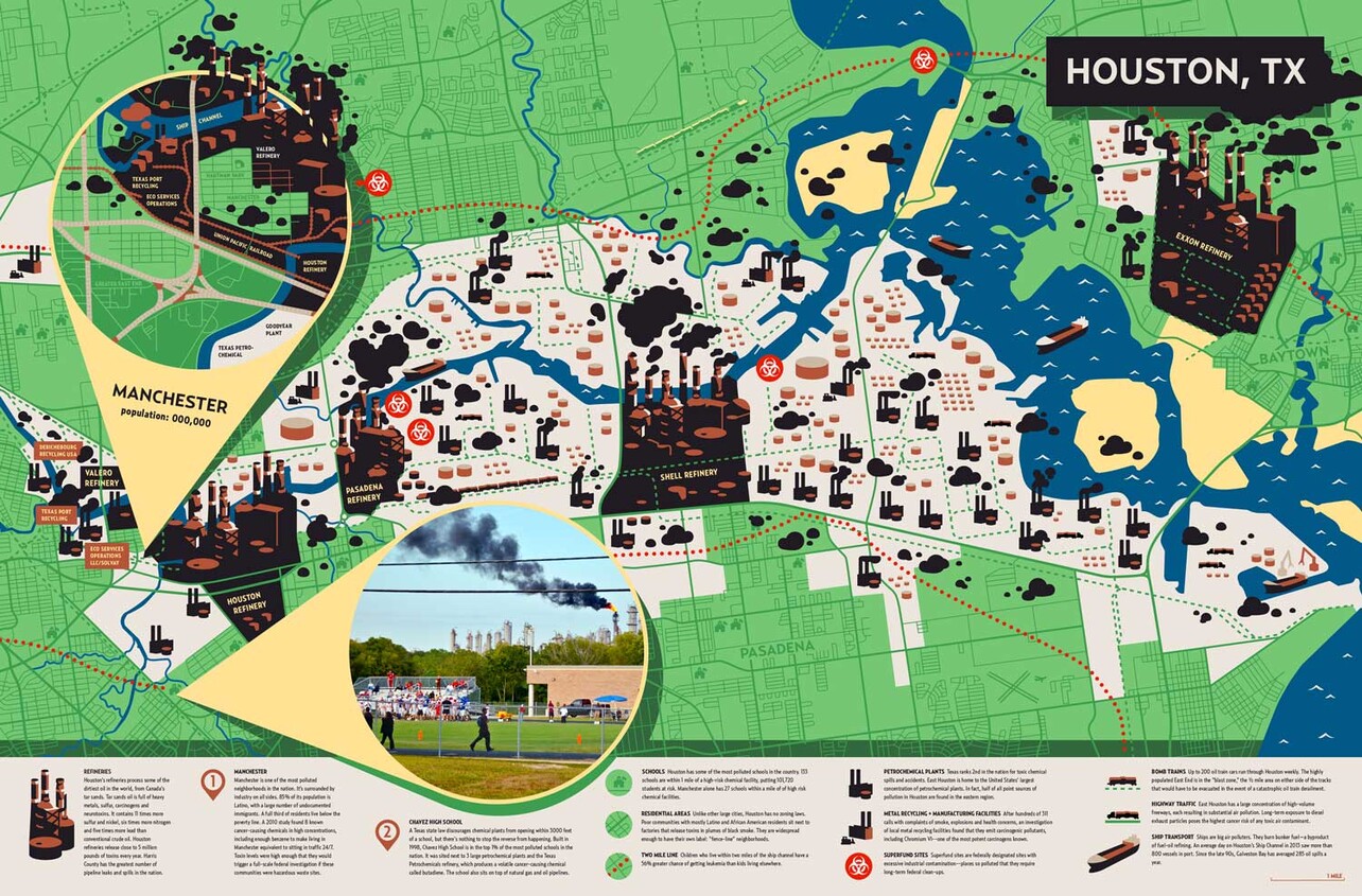 Houston Map, poster, 2016