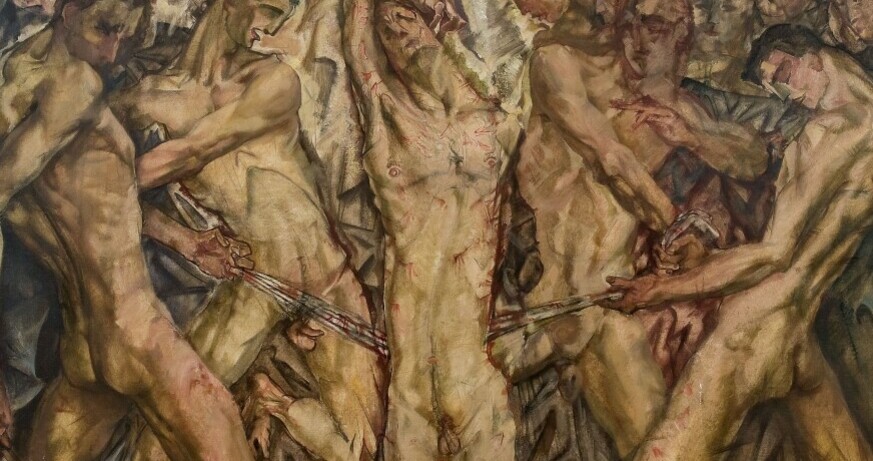 MAX OPPENHEIMER, Die Geißelung, 1913 © Privatbesitz | Foto: Leopold Museum, Wien/Foto: Lisa Rastl Lecture: "…EIN TYPUS IST ZU SCHAFFEN…"