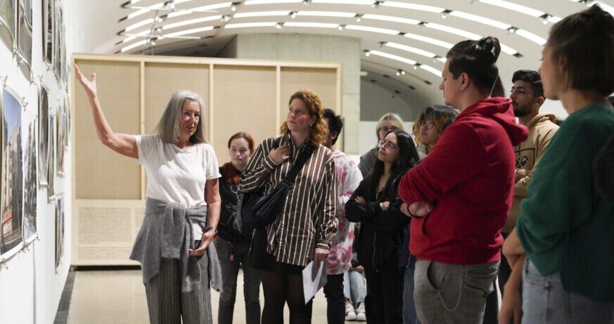 Documentation: Vivi Civitas (living city), master class by Elfie Semotan, Kunsthalle Wien 2023, photo: Kunsthalle Wien Ausstellung: Vivi Civitas (Lebende Stadt)
