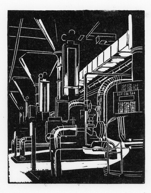 Works on Paper (series of 40 linocuts, 2017)