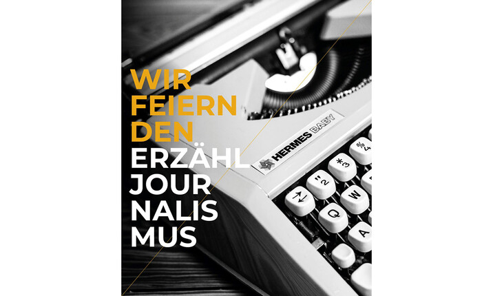 Black and white photograph of a Hermes Baby typewriter