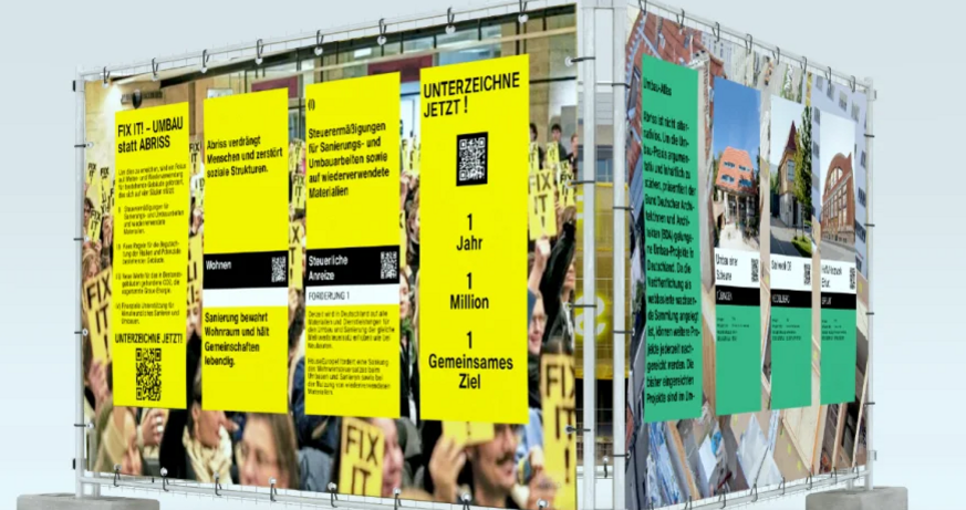 House Europe! fordert neue EU-Gesetze, die dem spekulationsgetriebenen Abriss entgegenwirken. © Foto: HouseEurope! Ausstellung: Countdown House Europe!