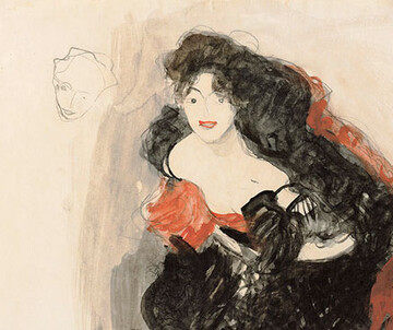 (c) Gustav Klimt (1862-1918), Studie zum Bild "Judith" Nachmittagskonzerte im LEOPOLD MUSEUM