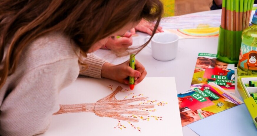 @ Christine Kociu LEO Kinderatelier: Frühling mit Klimt & Co