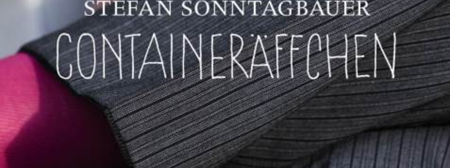 Stefan Sonntagsbauer: Containeräffchen (c) Holzbaum Verlag Lesung: Stefan Sonntagbauer "Containeräffchen"