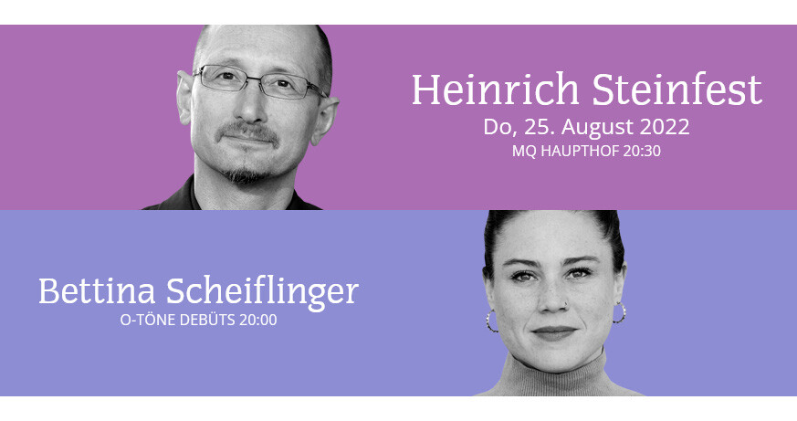 O-TÖNE 2022: Heinrich Steinfest