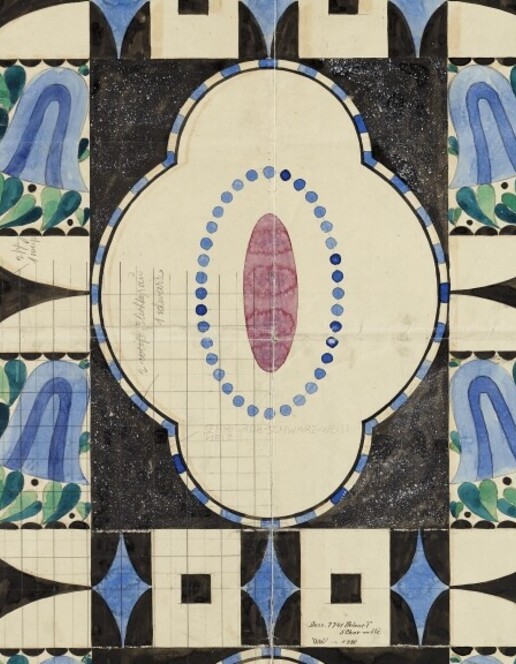 JOSEF HOFFMANN, Dessin Nr. 7741, 1910 © Backhausen-Archiv | Foto: Backhausen-Archiv