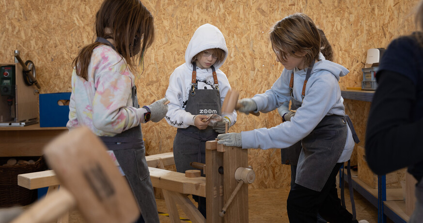 KinderKulturParcours 2022: ZOOM Mitmach-Ausstellung ALLES HOLZ