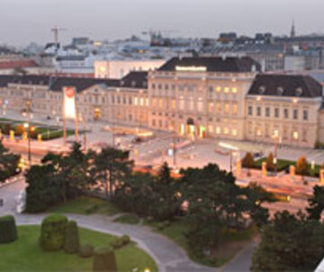 Das MuseumsQuartier Wien im Jahr 2008