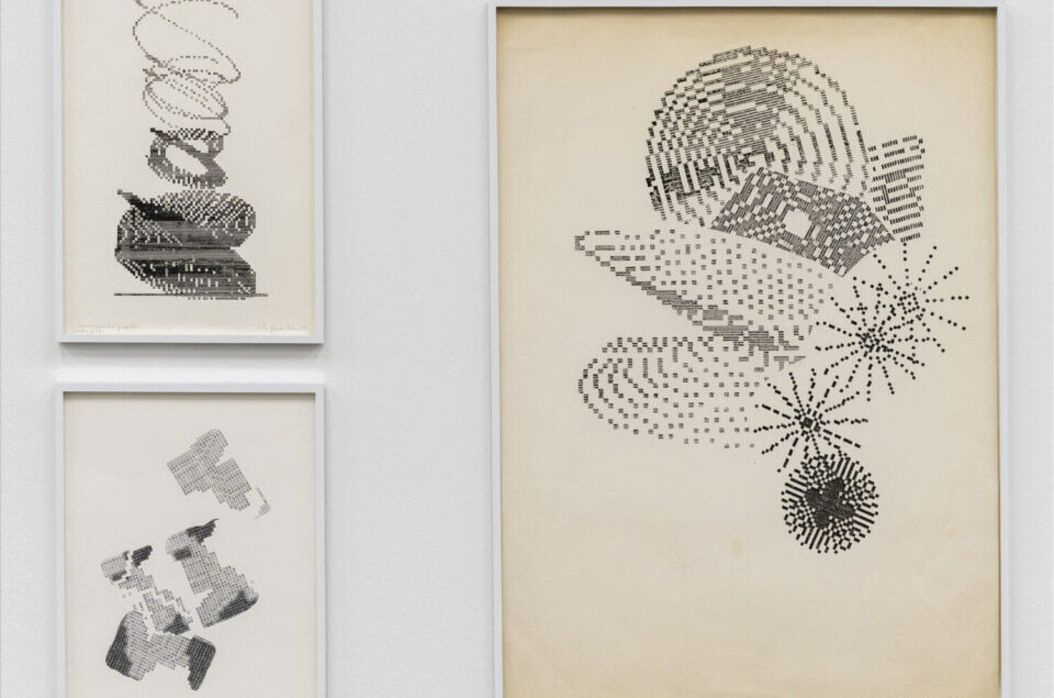 Lily Greenham, Homecomputer Graphics, 1982, Courtesy Lily Greenham Archive, Goldsmiths University of London, Foto: Kunsthalle Wien Lily Greenham, Homecomputer Graphics, 1982, Courtesy Lily Greenham Archive, Goldsmiths University of London, Foto: Kunsthalle Wien