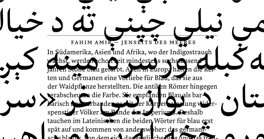 Jakob Mayr gestaltet eine Textpassage von Fahim Amir