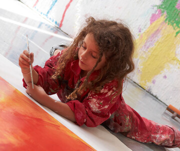 (c) Alexandra Eizinger, ZOOM kindermuseum Atelier-Abo: KUNSTWERKSTATT