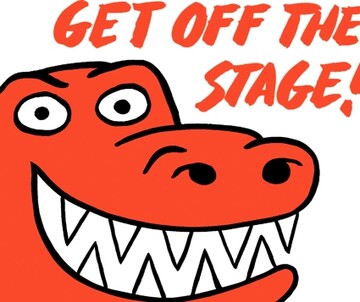 GET OFF THE STAGE! (c) Steve Reeder Steve Reeder (USA): GET OFF THE STAGE!
