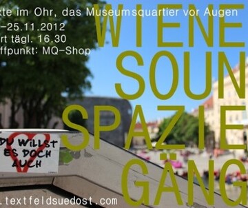 Lesung zu den Wiener Soundspaziergängen 2012