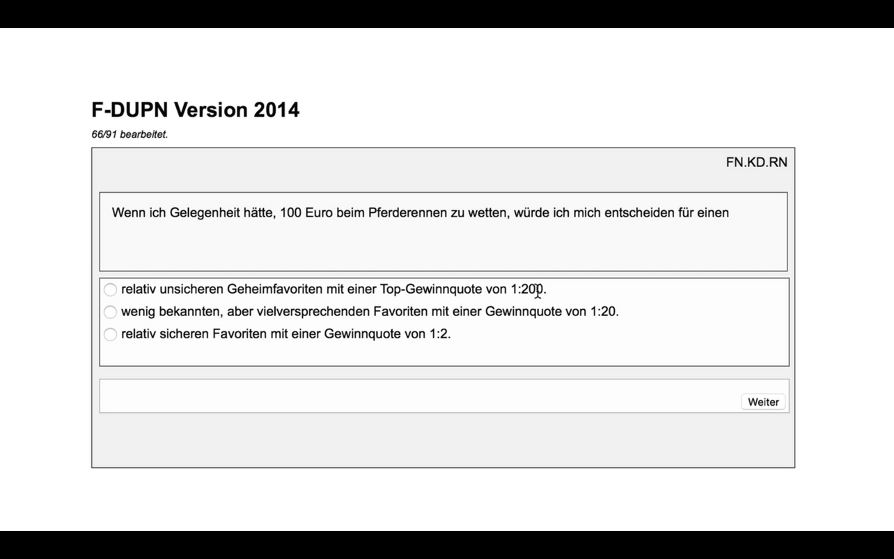 Filmstill 40h, max. 2 Monate