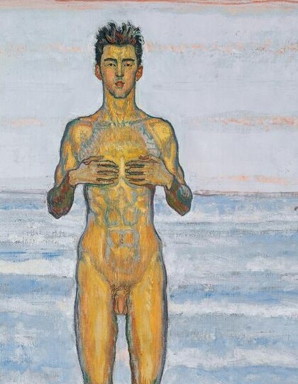 Ferdinand Hodler, Blick ins Unendliche III, 1903/04 © Musée cantonal des Beaux-Arts de Lausanne. Erworben 1994, Foto: Musée cantonal des Beaux-Arts de Lausanne Ausstellung: VERBORGENE MODERNE. Faszination des Okkulten um 1900