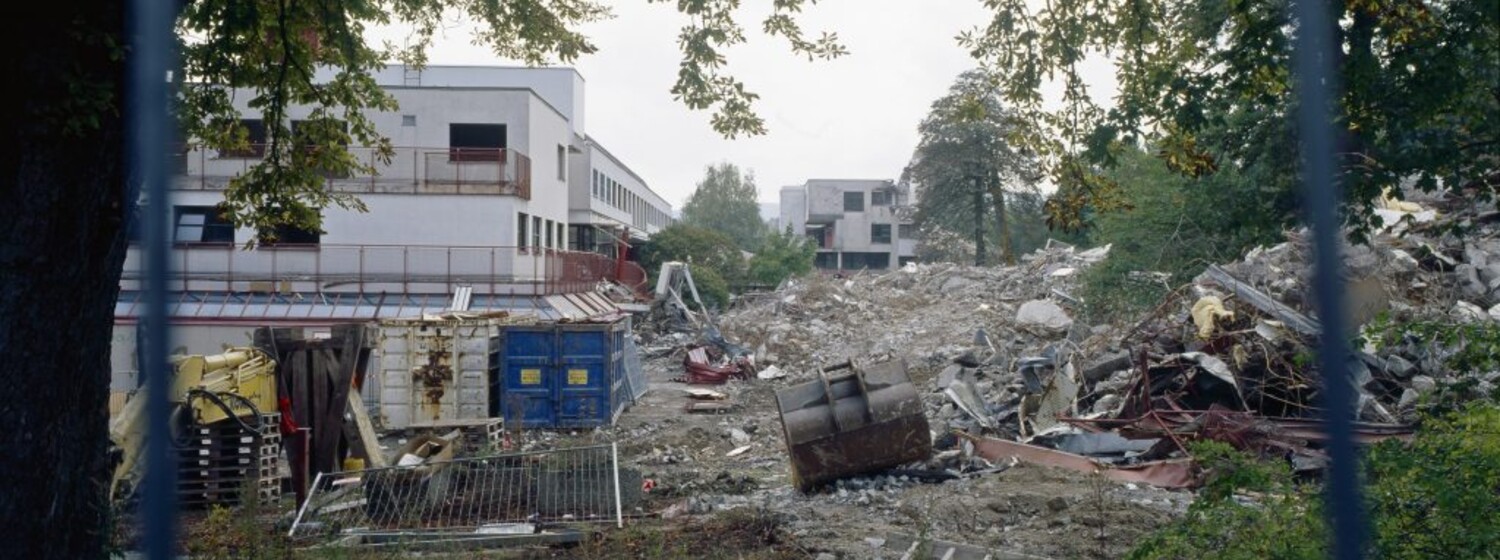 Anton Schweighofer, Stadt des Kindes, 1140 Wien, 1969–1974, Abbruch: 2008 Bild: Architekturzentrum Wien, Foto: Pez Hejduk Die Stadt des Kindes: Vom Scheitern einer Utopie