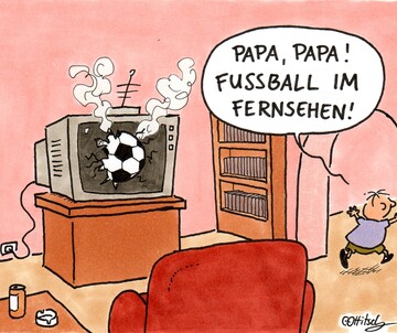 Cartoons über Fußball