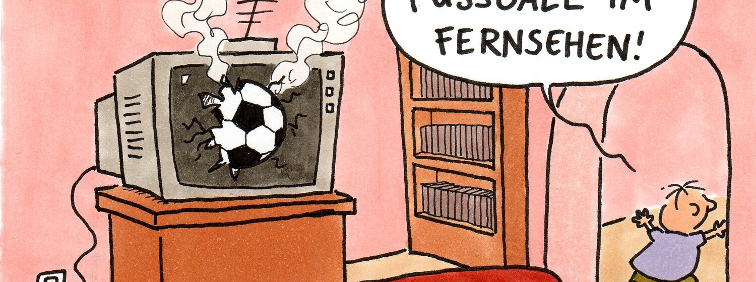 Cartoons über Fußball