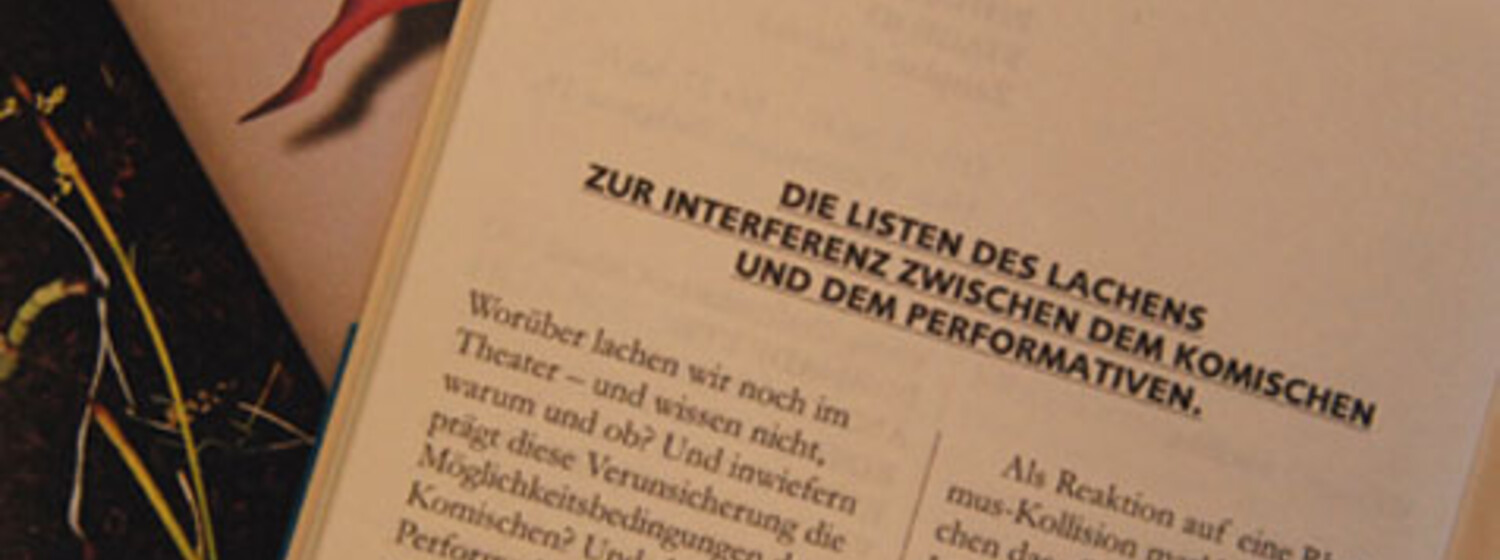 Monika Meister (A): Zum Lachen. Strukturen des Komischen und des Performativen im absurden Theater