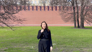 Speaking Out, Screenshot from the video documentation of the performance