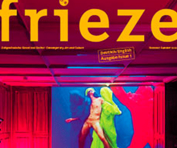frieze Cover (c) frieze EIKON und frieze d/e Launch Party