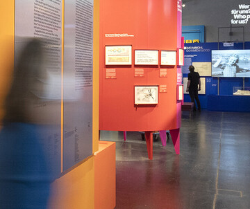 The permanent Exhibition "Hot Questions – Cold Storage, © Architekturzentrum Wien