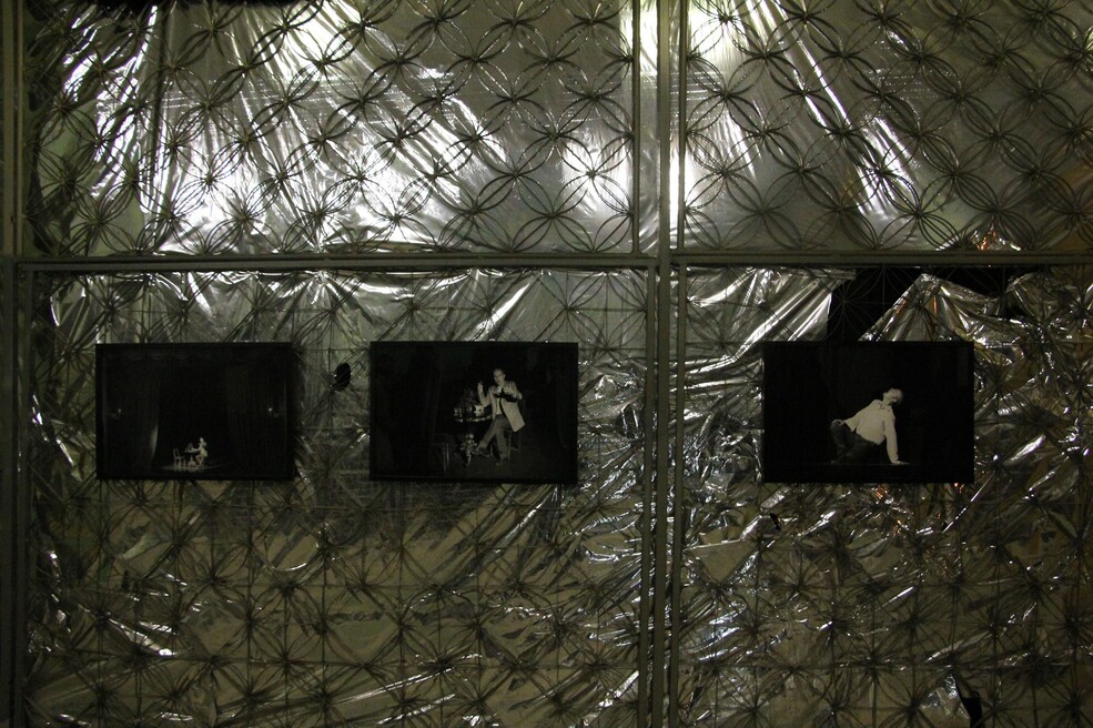 1st exhibitoin: Three work in the canteena by Jaanus Samma, 2016