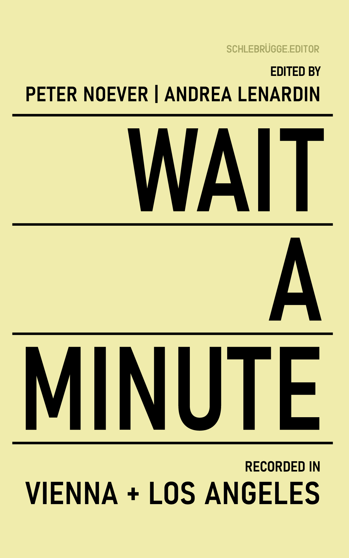 Wait A Minute Buchcover