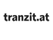 Black text "tranzit.at" on white background.