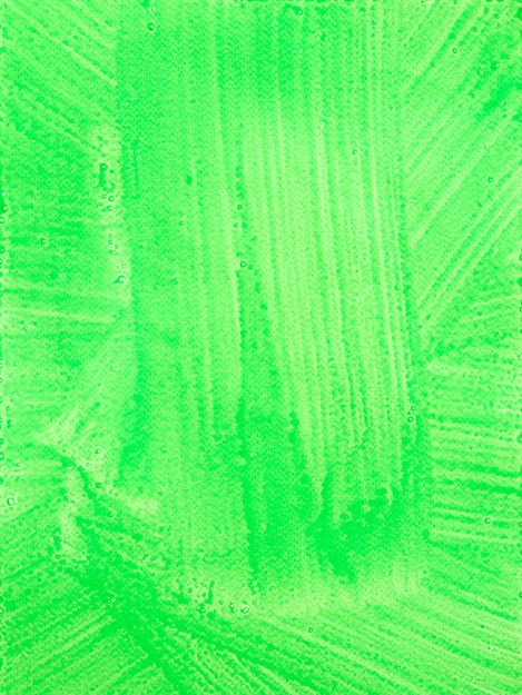 surface painted green with wide brush strokes