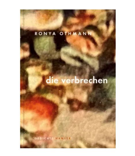 Blurred book cover showing the title "die verbrechen" by Ronya Othmann.