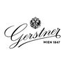 Schwarz-weißes Logo mit dem Schriftzug 'Gerstner' in kalligrafischer Schrift, darüber ein Doppeladler mit Krone, darunter 'WIEN 1847' in Großbuchstaben.