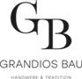 Image of the Grandios Bau logo, black and white font