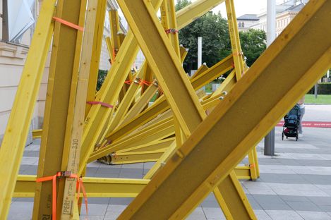 Installationsansicht Rainer Prohaska THE AESTHETICS OF LABOUR