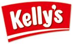 Image of the Kellys logo, red and white