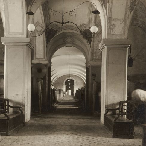 Ludwig Grillich_Hofstallungen, die heutige Ovalhalle. Foto aus dem Jahr 1904.