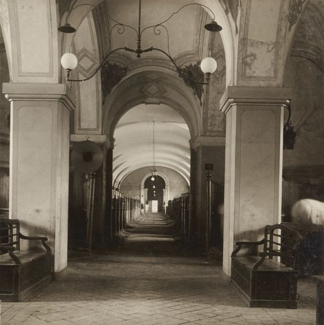 Ludwig Grillich_Hofstallungen, die heutige Ovalhalle. Foto aus dem Jahr 1904.