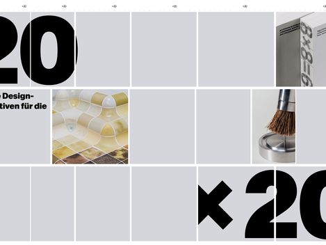Key Visual von 20x20 Ausstellung
